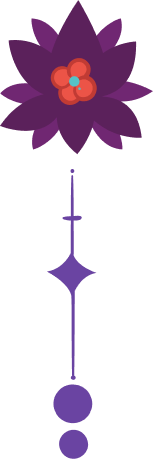 Decorative flower line